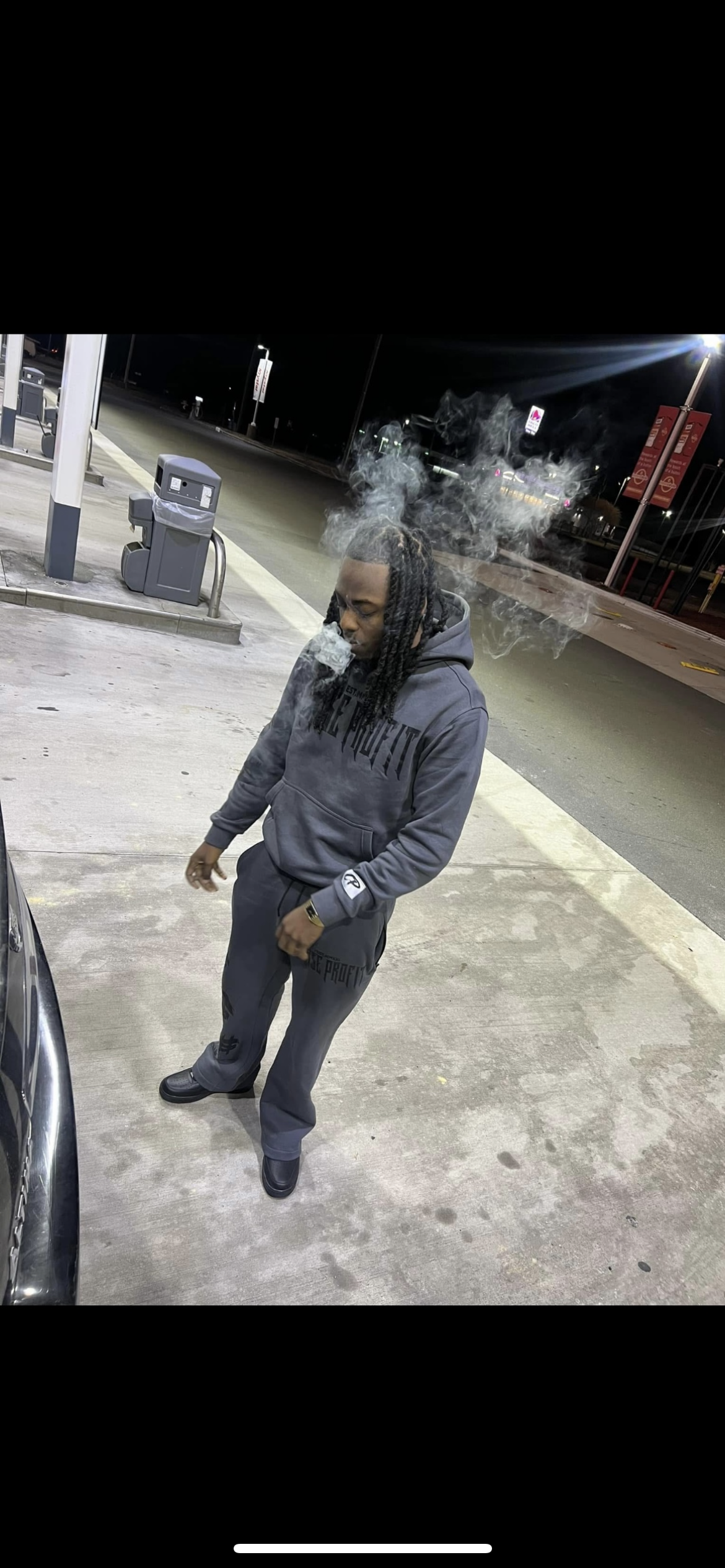 CP Charcoal Grey Flared Sweatsuit