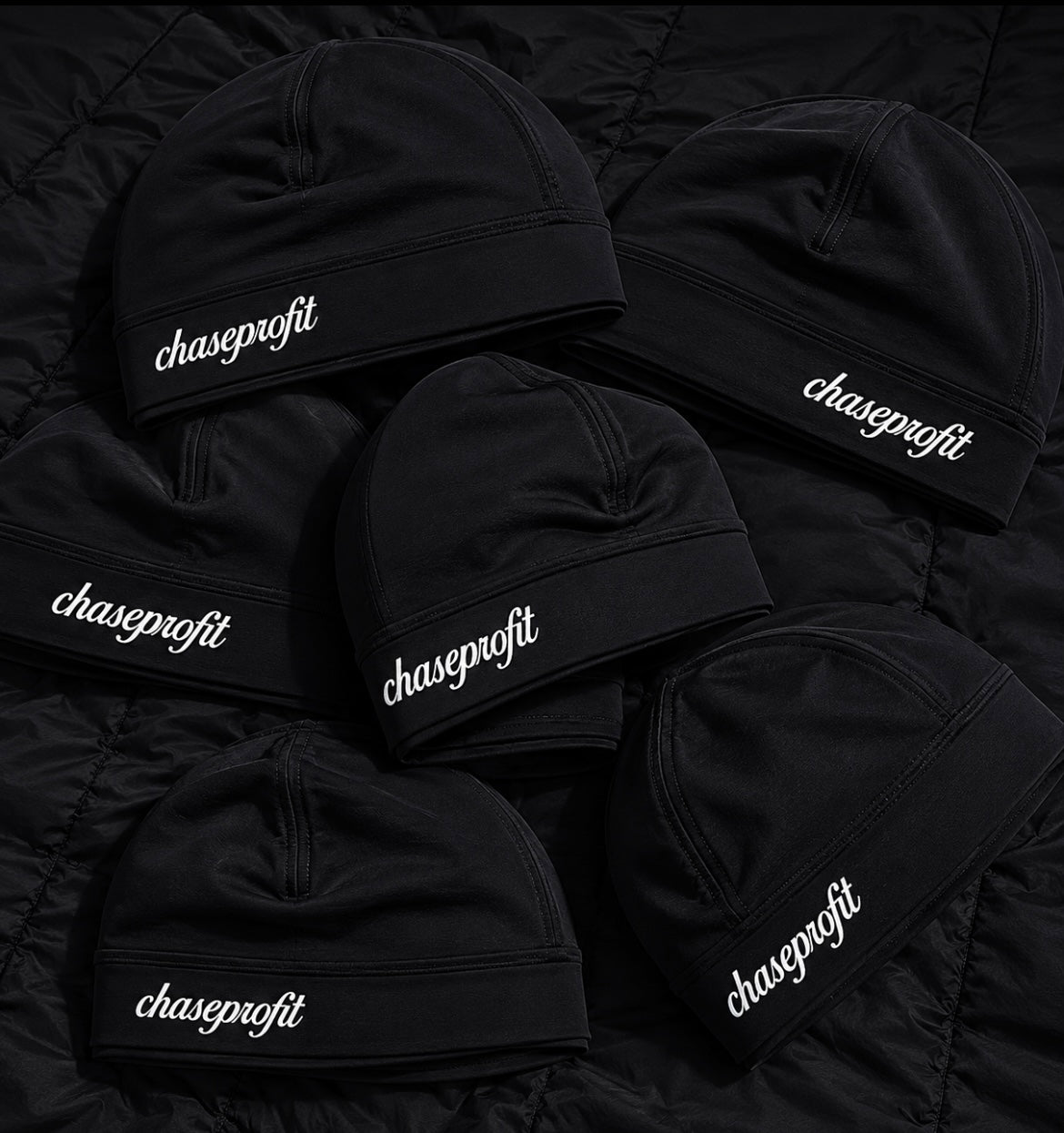 Chase Profit Skull Caps (Black)