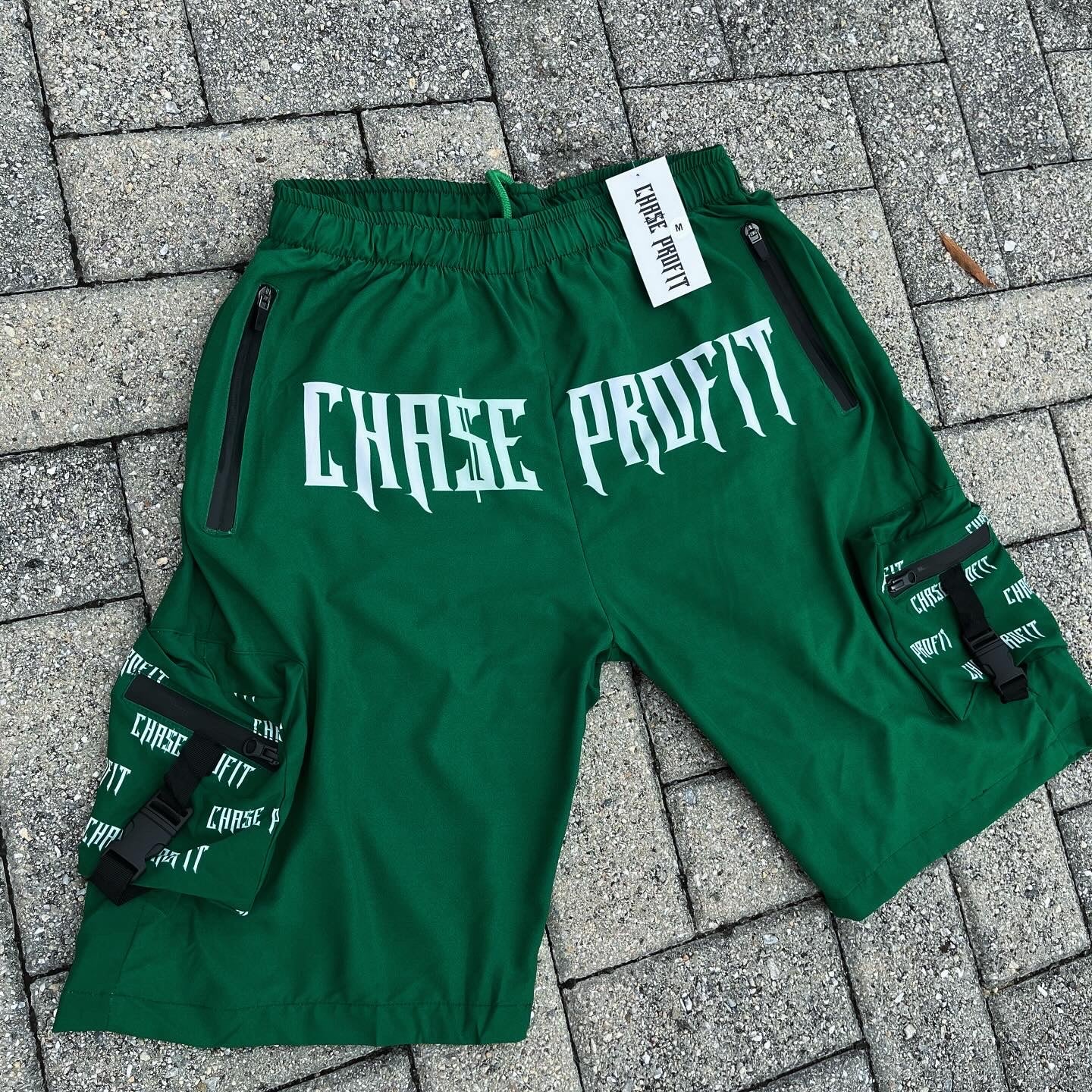 Green CP Cargo Shorts