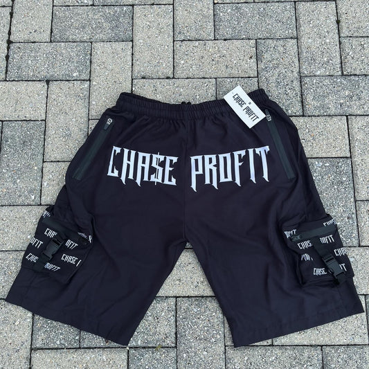 Black CP Cargo Shorts