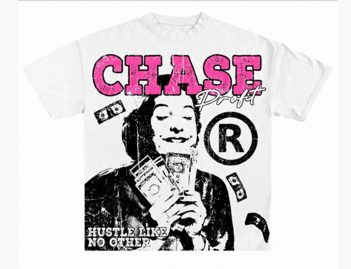 Pink “Hustle Like No Other” Graphic Tee
