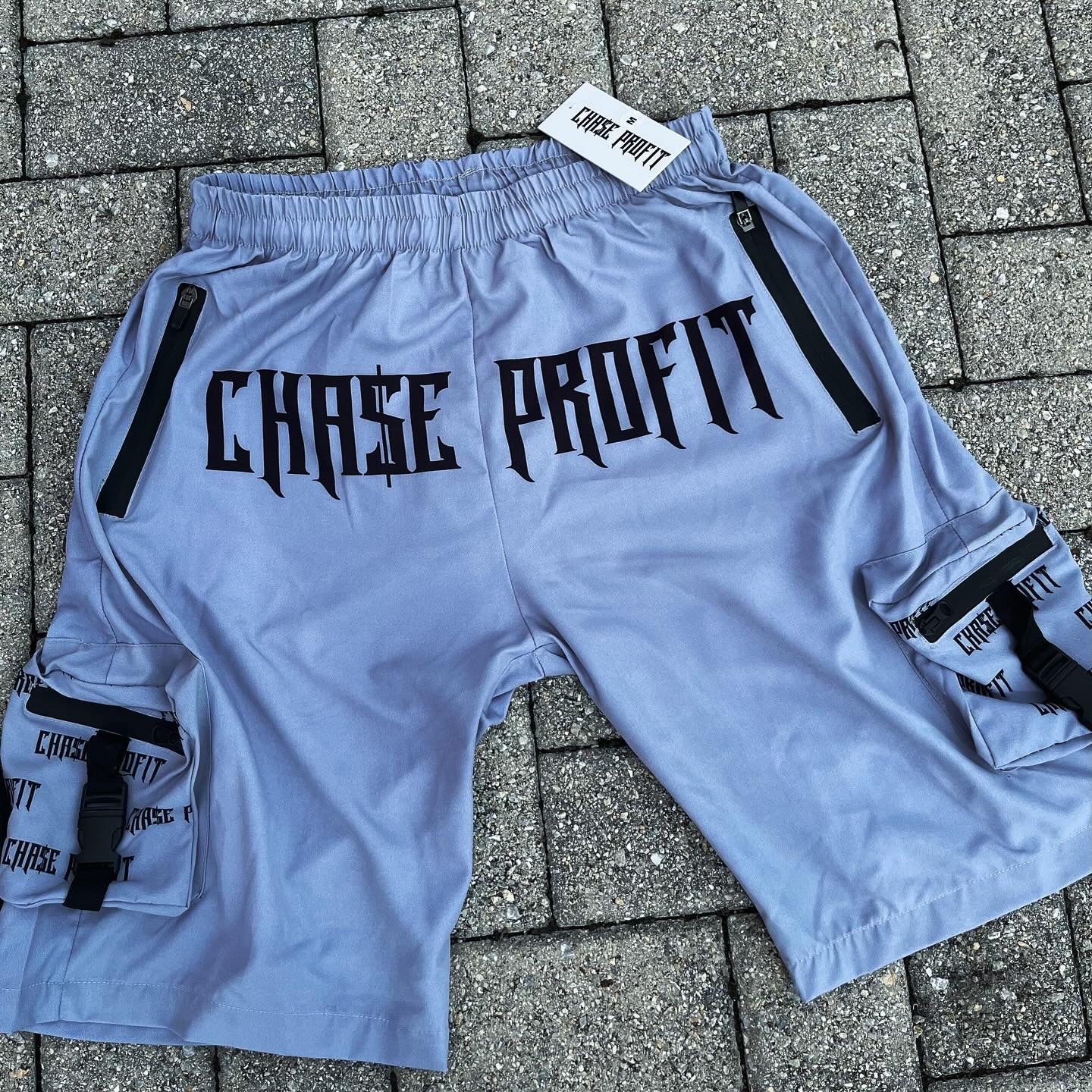 Grey CP Cargo Shorts